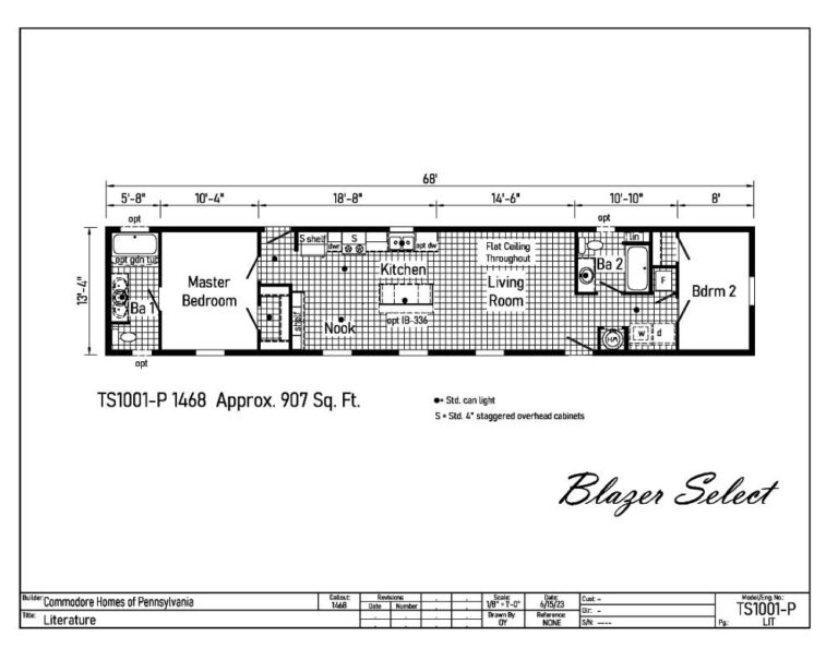cavco clarion 536 blazer select floorplan