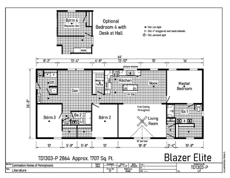 floorplan for blazer elite 10